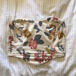Urban Outfitters Floral crop top